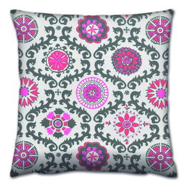 Aberto Design Cojín Multicolor 43 x 43 cm